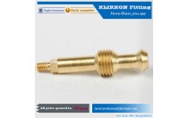 klikkon custom precision knurling brass air quick connect coupler