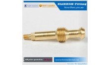 klikkon custom precision knurling brass air quick connect coupler