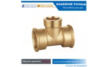 Brass Threaded Fitting Female Equal Tee Low MOQ