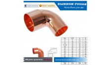 Copper pipe fitting 45 degree elbow Copper pipe fitting 45 degree elbow