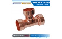 Red Copper Custom Made Steric Three Way Tee Fittings