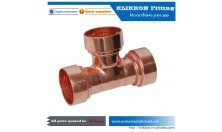 Red Copper Custom Made Steric Three Way Tee Fittings