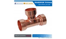 Red Copper Custom Made Steric Three Way Tee Fittings  Red Copper Custom Made Steric Three Way Tee Fittings