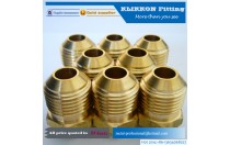 klikkon low price brass parts copper pipe flare fitting tube connector brass barb hose fitting brass compression pipe fitting
