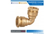 Brass Compression Tube Fitting 90 Degree Elbow