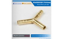 Brass Garden coupling pipe Y connector garden brass fitting for garden hose Y adapter 3 way coupler