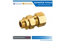 Hot sale brass compression fitting coupling straight lead free for pex and copper tube Hot sale brass compression fitting coupling straight lead free for pex and copper tube
