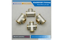 1/4" 3/8" 1/2" 3/4" 5/8  Brass Reducer equal Tee
