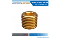 China Factory Directly Supplier Hot Sale 1/2" 3/4" 1" NPT Forged Male Threaded Brass Hex Head Pipe Fitting