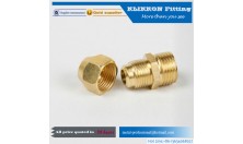 1/2" brass Card-type connector set pipe fitting/ferrule tube pipe fittings