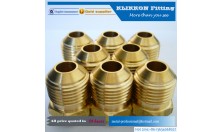 Hose Nipple Fitting Connector,Male Thread brass Flared Fittings For Water Oil And Gas