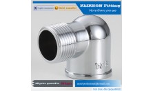 klikkon 2018 Factory supply 1/2 pipe fitting 2 male 1 female brass tee