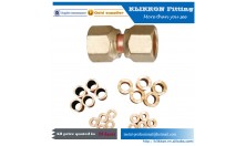 Low MOQ small piece brass screw pipe fitting