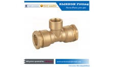brass pneumatic 3 way T shape air hose fitting brass pneumatic 3 way T shape air hose fitting