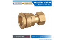China OEM brass plumbing fittings plumbing coupling water heating fitting