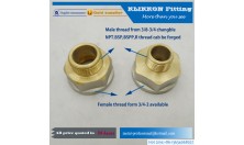 3/16 Brass Equal Tube Coupling compression union fitting