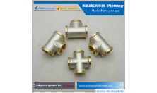 L 17 4 12 external thread pipe fittings screw fitting Brass threaded fitting
