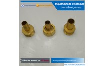 wholesale oem cnc sanitary parts Equal Tee Brass Compression Fittings For Copper Pipe