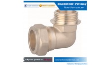 automotive brass fittings 1/2 pipe fittings brass elbow with female thread