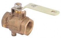 Brass 12v 3 way electric ball valve for Water flow control with CE and ROHS