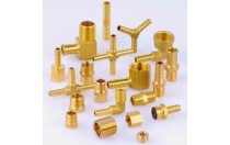 brass plating union cross tube fitting