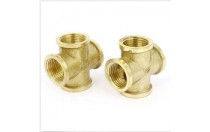 Brass Four Way Cross Tee Pipe Fitting