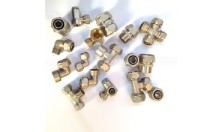 Quality Diy Decorative Industrial Pipe Shelving Kit Floor Flange Equal Shape Female Thread Cross Fitting Din2353 Brass Fittings  Quality Diy Decorative Industrial Pipe Shelving Kit Floor Flange Equal Shape Female Thread Cross Fitting Din2353 Brass Fittings