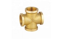 4 ways stainless steel brass cross pex press fitting