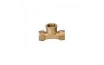 Lead Free Male Thread NPT Brass Hose Tee Pex Fitting