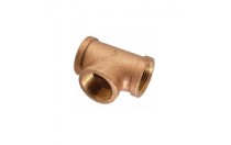 Brass Double Ferrule compression Equal Union Tee Tube Fittings 3 way tube connector