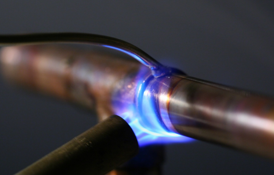 soldering copper pipe soldering copper pipe